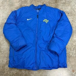 Nike West Virginia Mountaineers‎ Goose Down Insulated Puffer Jacket Size XL